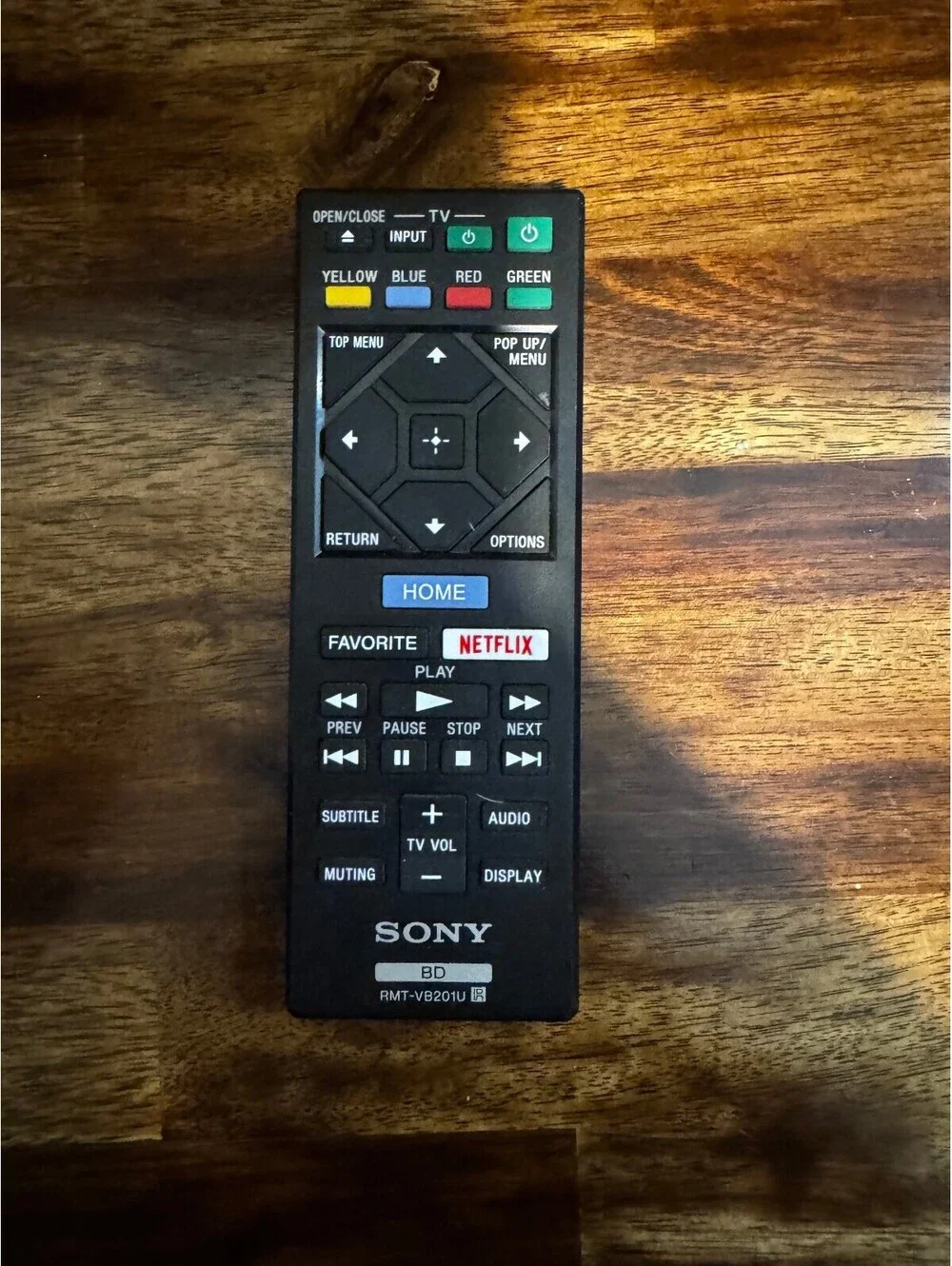 Sony RMT-VB201U Blu-ray Disc Player Remote OEM TESTED